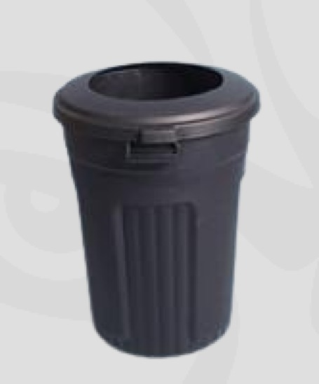 Trash Can &#8211; 30 Gallon &#8211; Without Lid &#8211;  Black