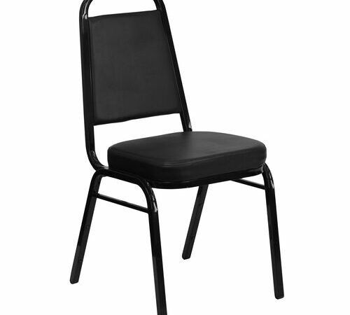Chair &#8211; Banquet &#8211; Padded &#8211;  Stack &#8211; Black