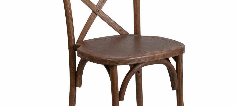 Chair &#8211; Crossback &#8211; Pecan Wood