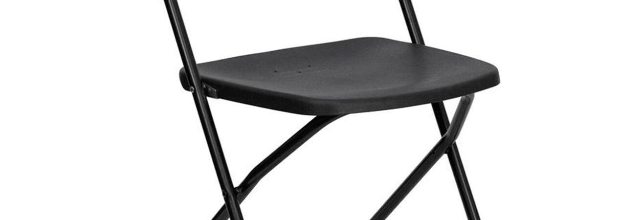 Chair &#8211; Poly Folding &#8211; Black