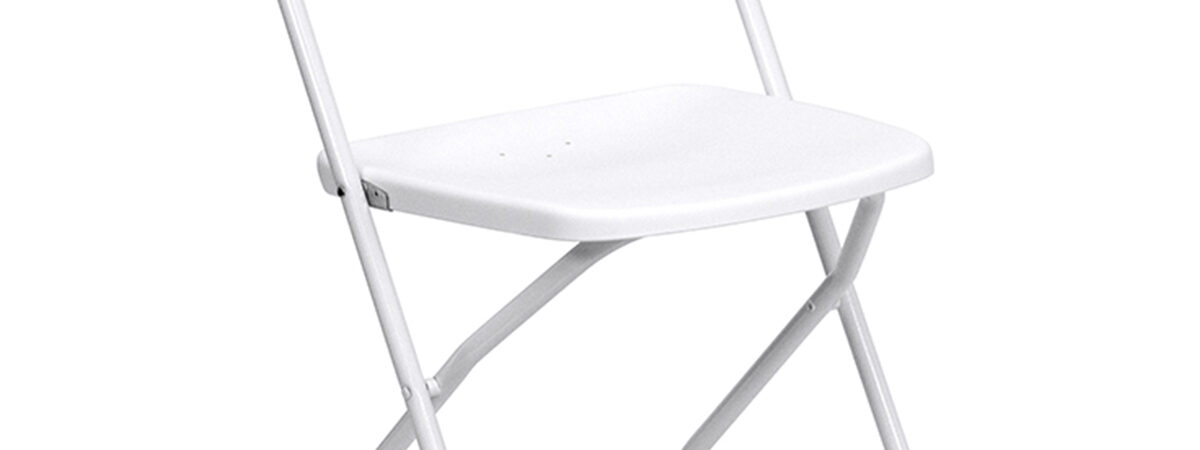 Chair &#8211; Poly Folding &#8211; White