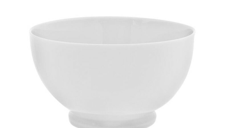China Classic White Bowl Footed 20 Oz