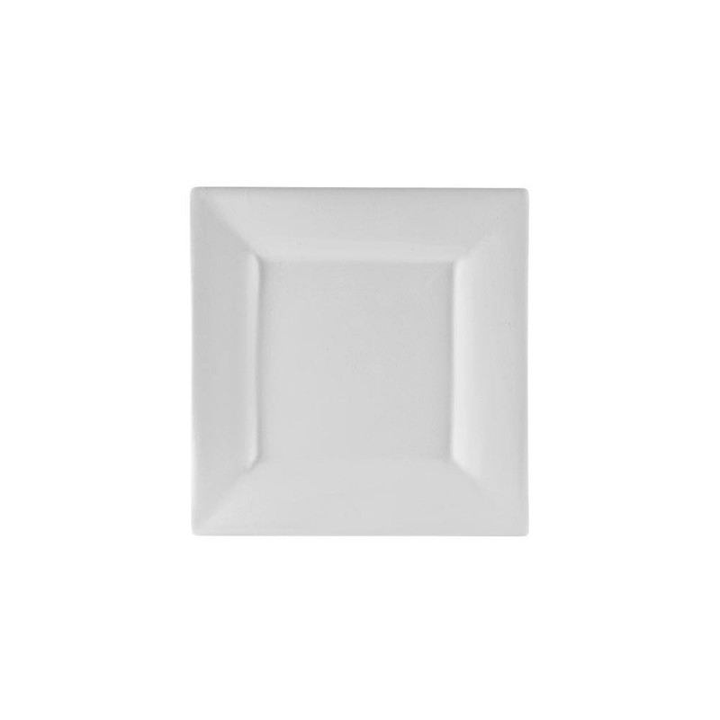 China Contemporary White Square Plate 6&#8243; Bread/butter