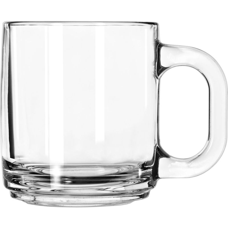 Glass Coffee Mug 9.5 Oz
