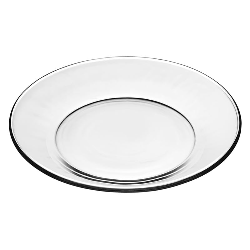 Casper Glass Clear Plate 8&#8243;