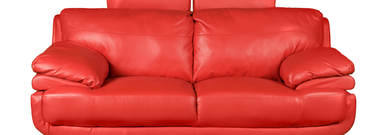 Loveseat -Cardinal &#8211; Leather Red