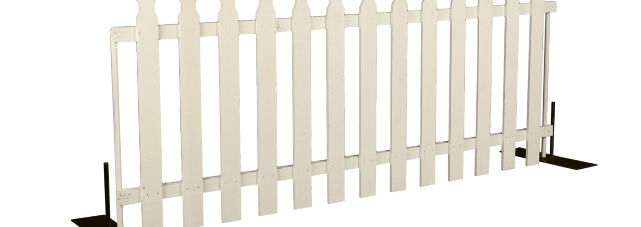 Fence &#8211; Picket &#8211; White Wood