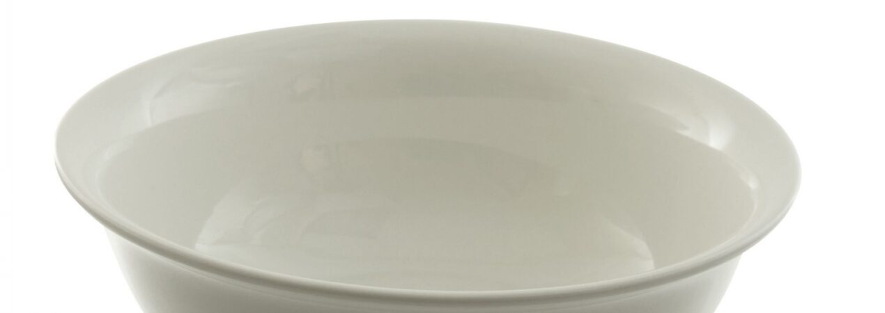China White Bowl Serving 12&#8243; 3.5 qt
