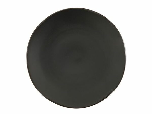 Organic Black Plate Dinner 10″
