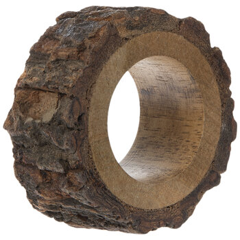 Linen &#8211; Napkin Ring Forest Bark 2&#8243;