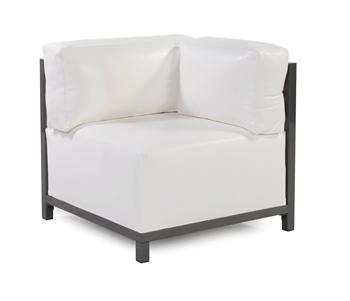 Sectional &#8211; Axis &#8211; Corner Chair &#8211; Titanuum/White