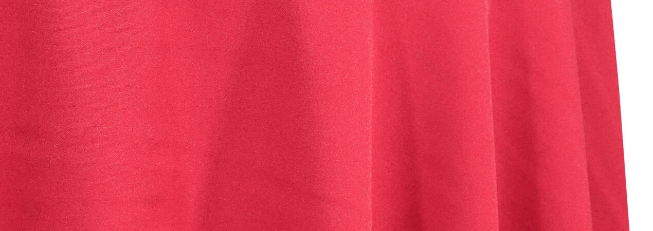 Linen &#8211; Poly Red U1191