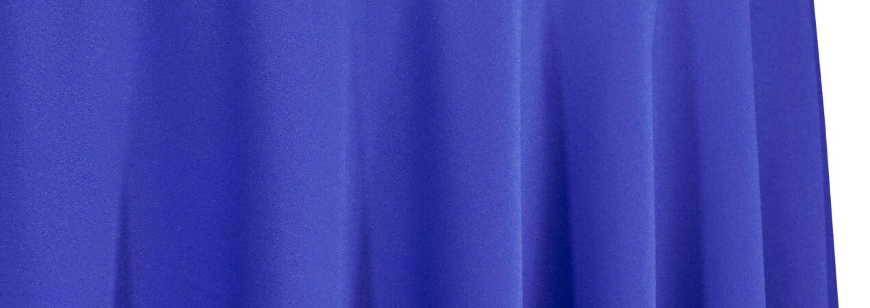 Linen &#8211; Poly Royal Blue U309